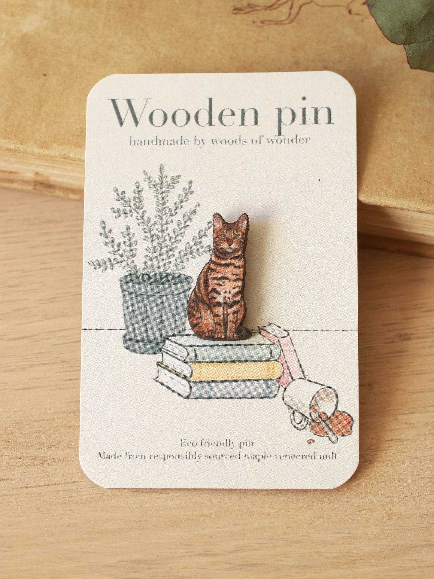 Bengal cat pin