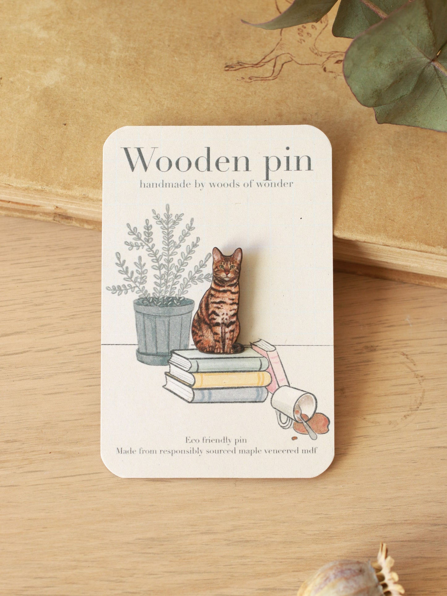 Bengal cat pin