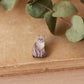 Siberian cat pin - wooden pin