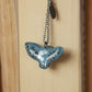 Great grey owl necklace with a feather charm