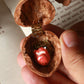 Sleeping Fox necklace in a walnut box