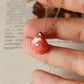 Sleeping Fox necklace in a walnut box