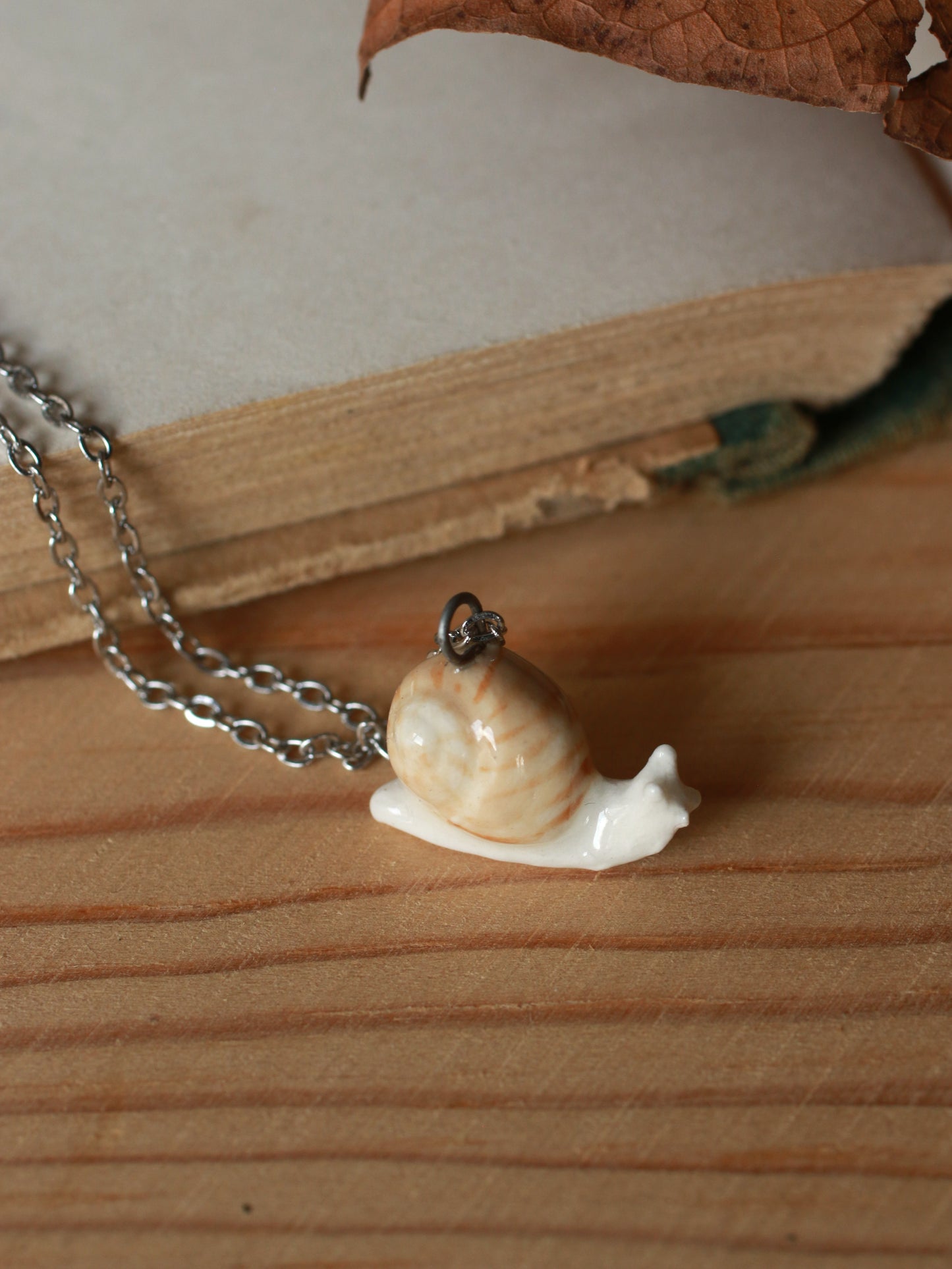 Snail necklace