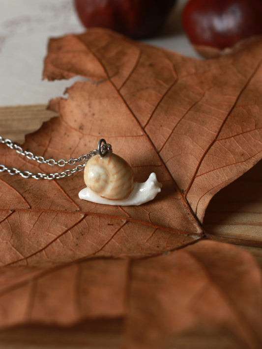 Snail necklace