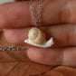 Snail necklace