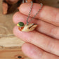 Mallard duck necklace