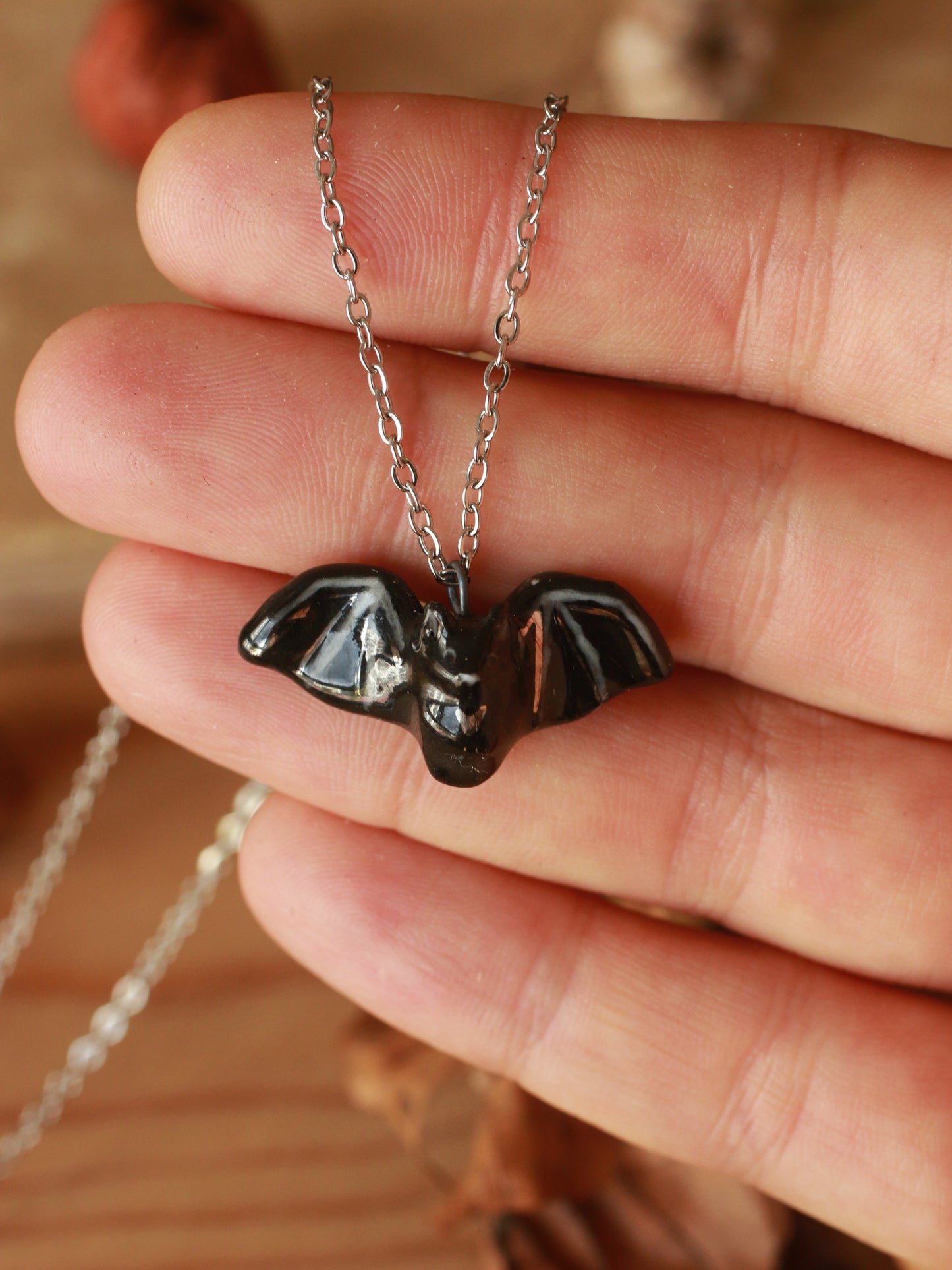 Bat necklace
