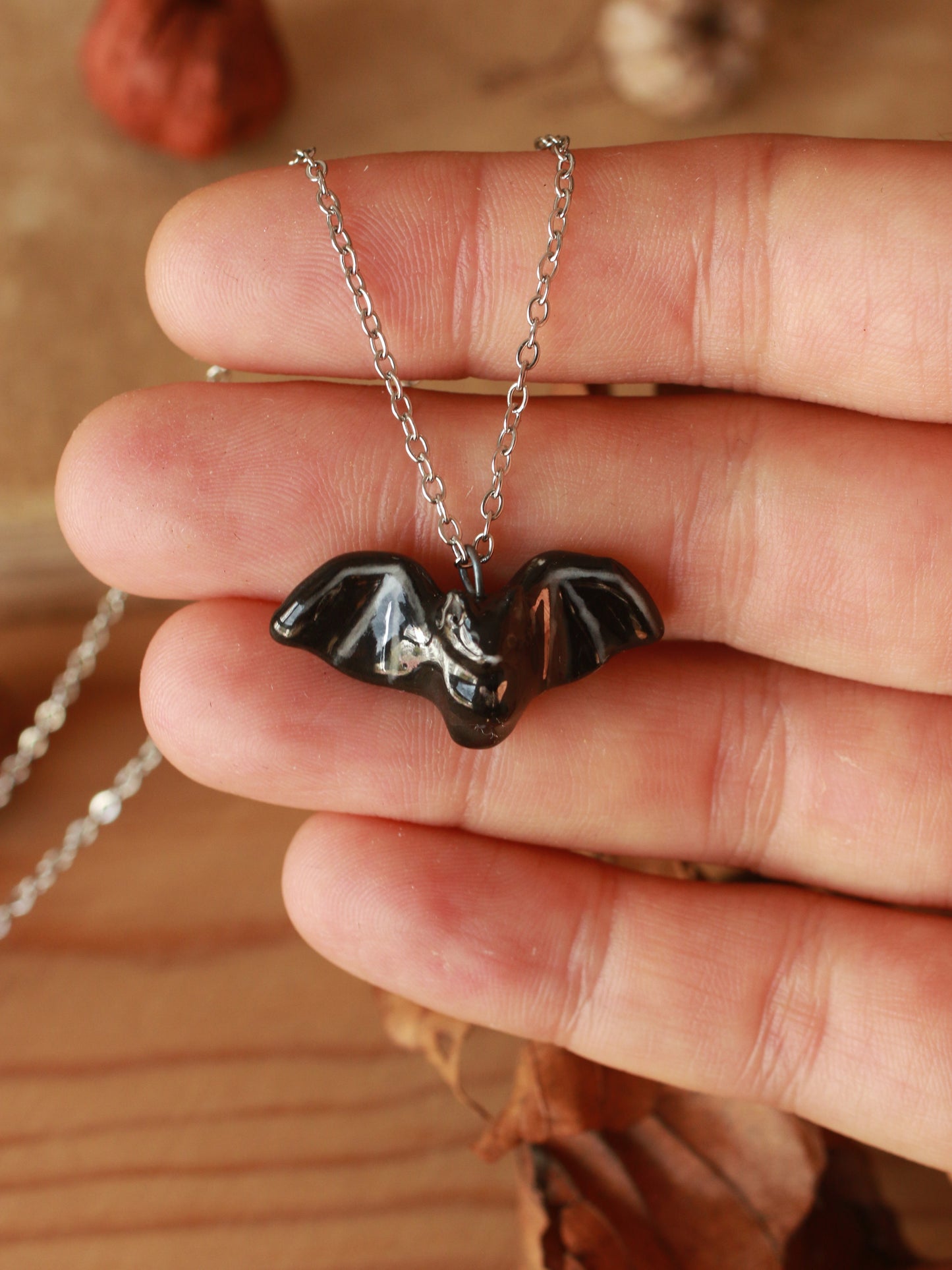 Bat necklace