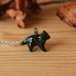 Black cat necklace