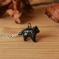 Black cat necklace