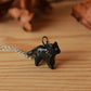 Black cat necklace