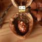 Sleeping Fawn necklace in a walnut box