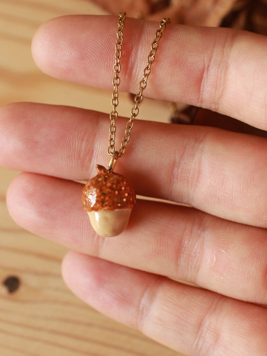 Acorn necklace