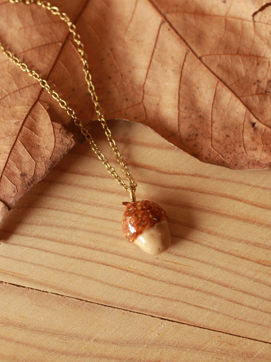 Acorn necklace