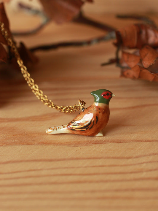 Pheasant necklace