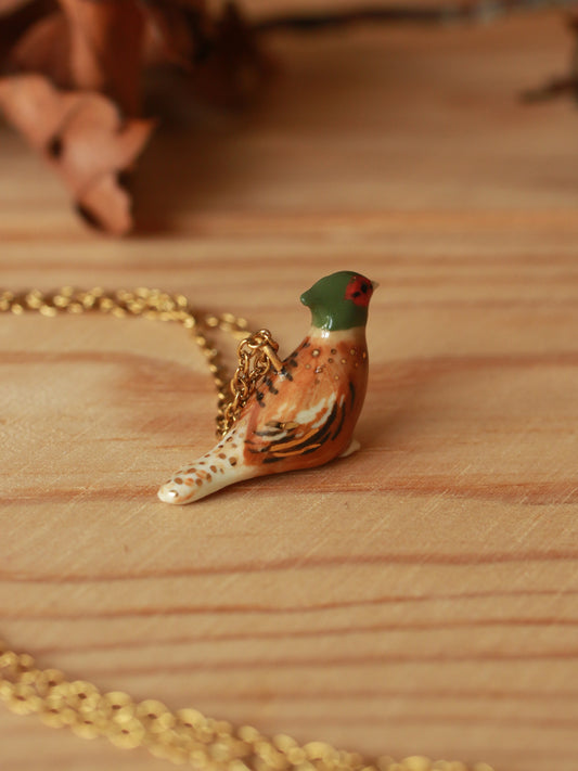 Pheasant necklace