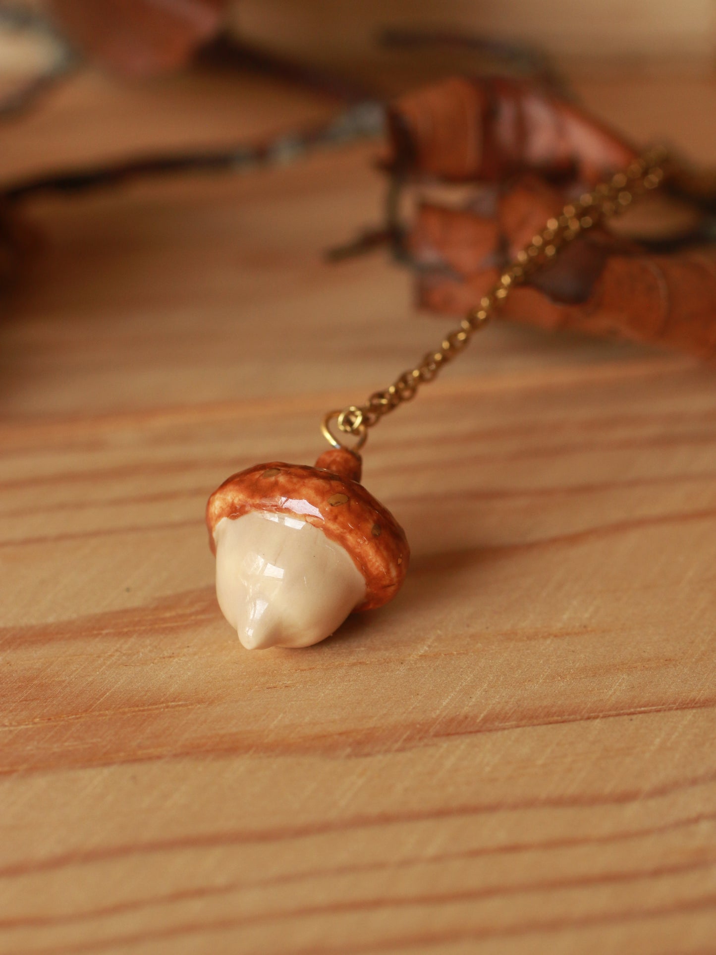 Acorn necklace