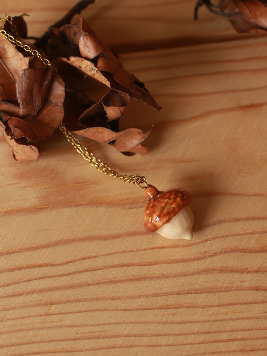Acorn necklace