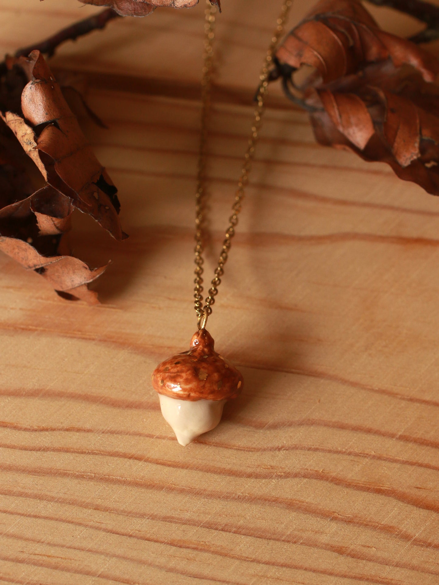 Acorn necklace