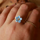 Forget me not flower ring