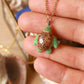 Ceramic green sea turtle necklace