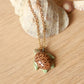 Ceramic green sea turtle necklace