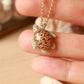 Ceramic green sea turtle necklace