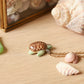 Ceramic green sea turtle necklace