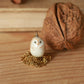 Baby owl necklace in a nutshell box