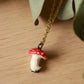 Ceramic Mushroom necklace