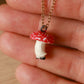 Ceramic Mushroom necklace