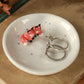 Foxes Ring Dish - Porcelain jewelry tray