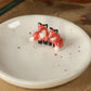 Foxes Ring Dish - Porcelain jewelry tray