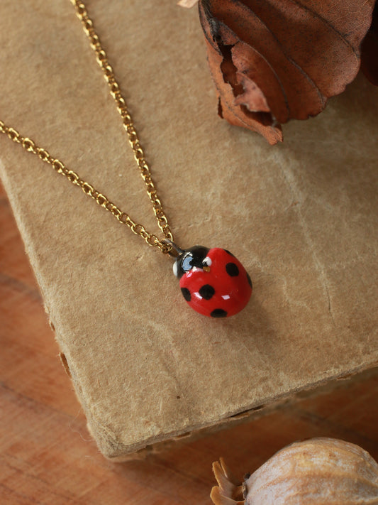 Ladybug necklace
