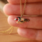 Goldfinch necklace
