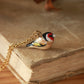 Goldfinch necklace