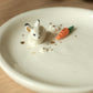 Bunny Ring Dish - Porcelain jewelry dish