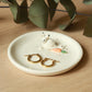 Bunny Ring Dish - Porcelain jewelry dish