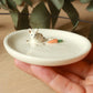 Bunny Ring Dish - Porcelain jewelry dish