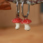 Fly-agaric Mushroom earrings