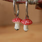 Fly-agaric Mushroom earrings