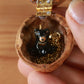 Black bear necklace in a walnut box