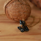 Black bear necklace in a walnut box