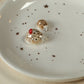 Hedgehog jewelry dish - Porcelain ring dish