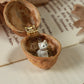 Kitten necklace in a walnut box