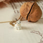 Kitten necklace in a walnut box