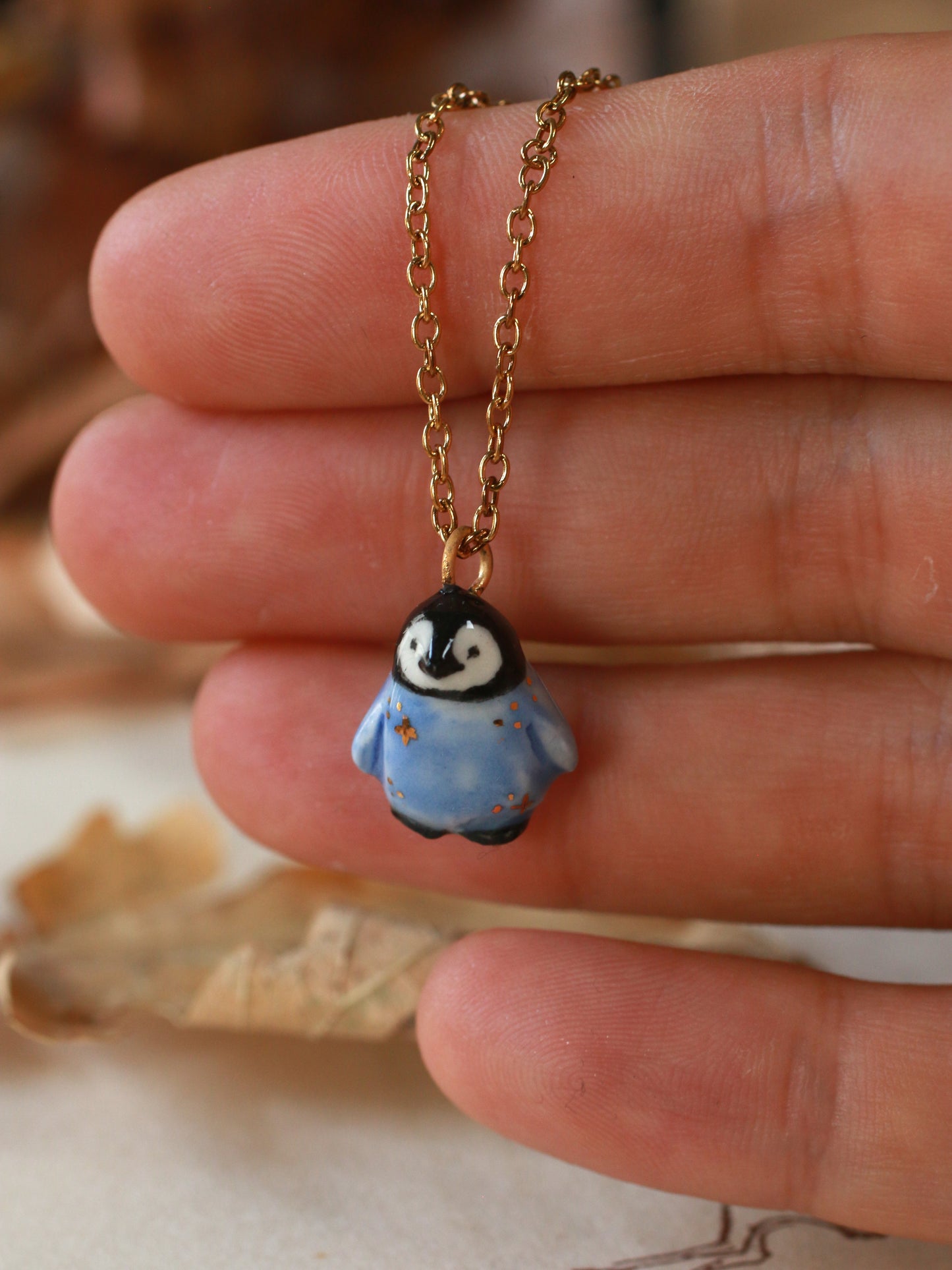 Penguin necklace