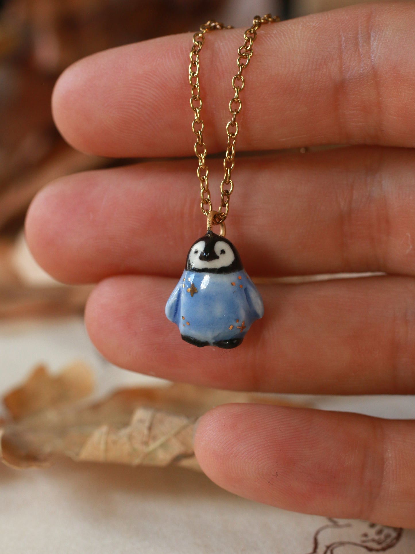 Penguin necklace