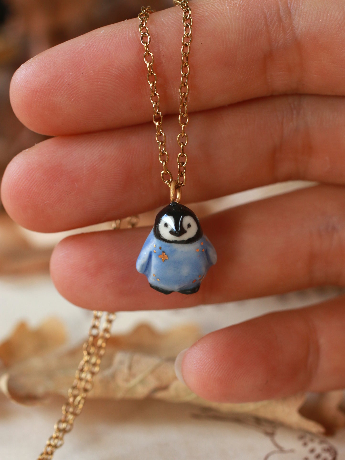 Penguin necklace