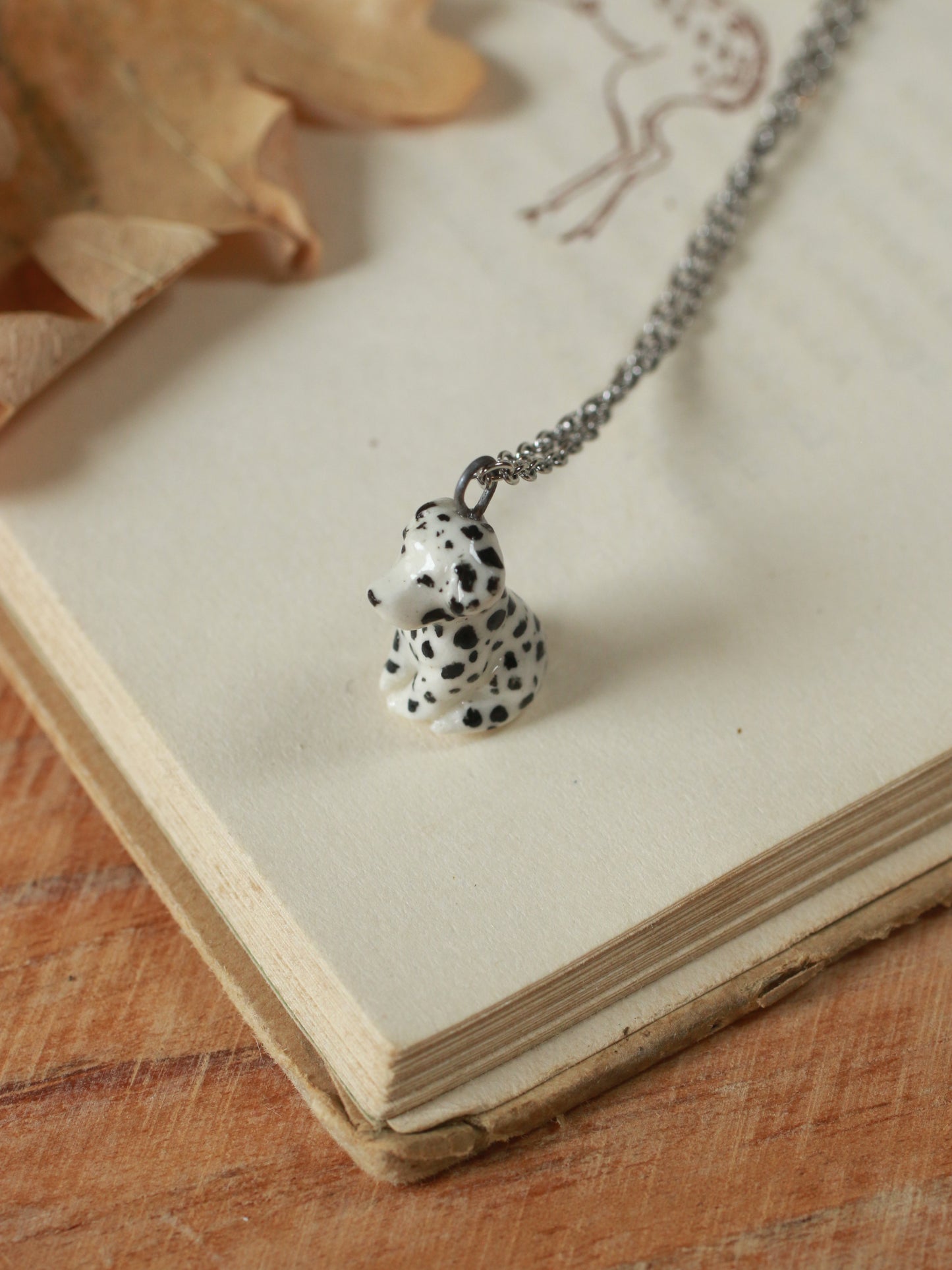 Dalmatian necklace